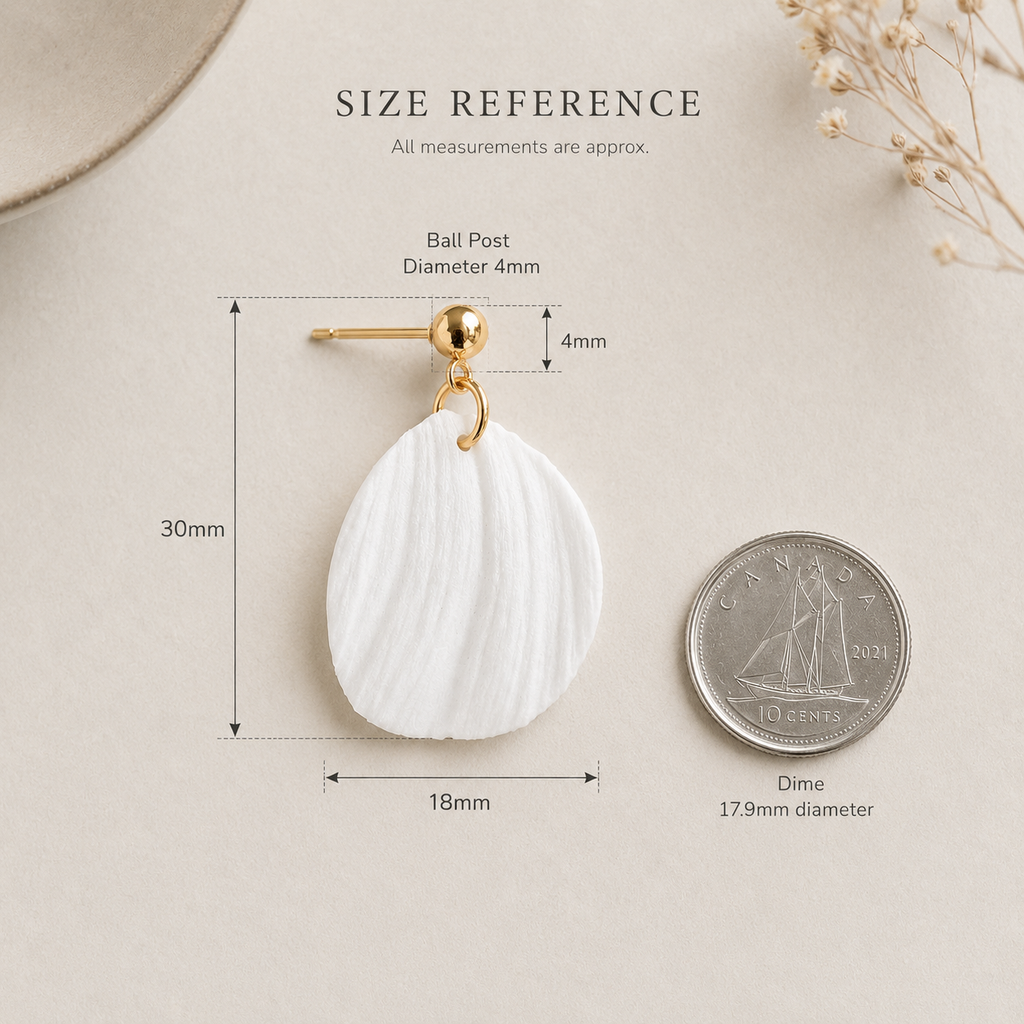 The Callista Drop in Ivory Pearl | Petal Drop Earrings