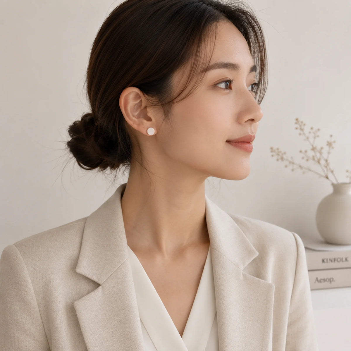 The Orb Trio | Minimalist Circle Ear Studs