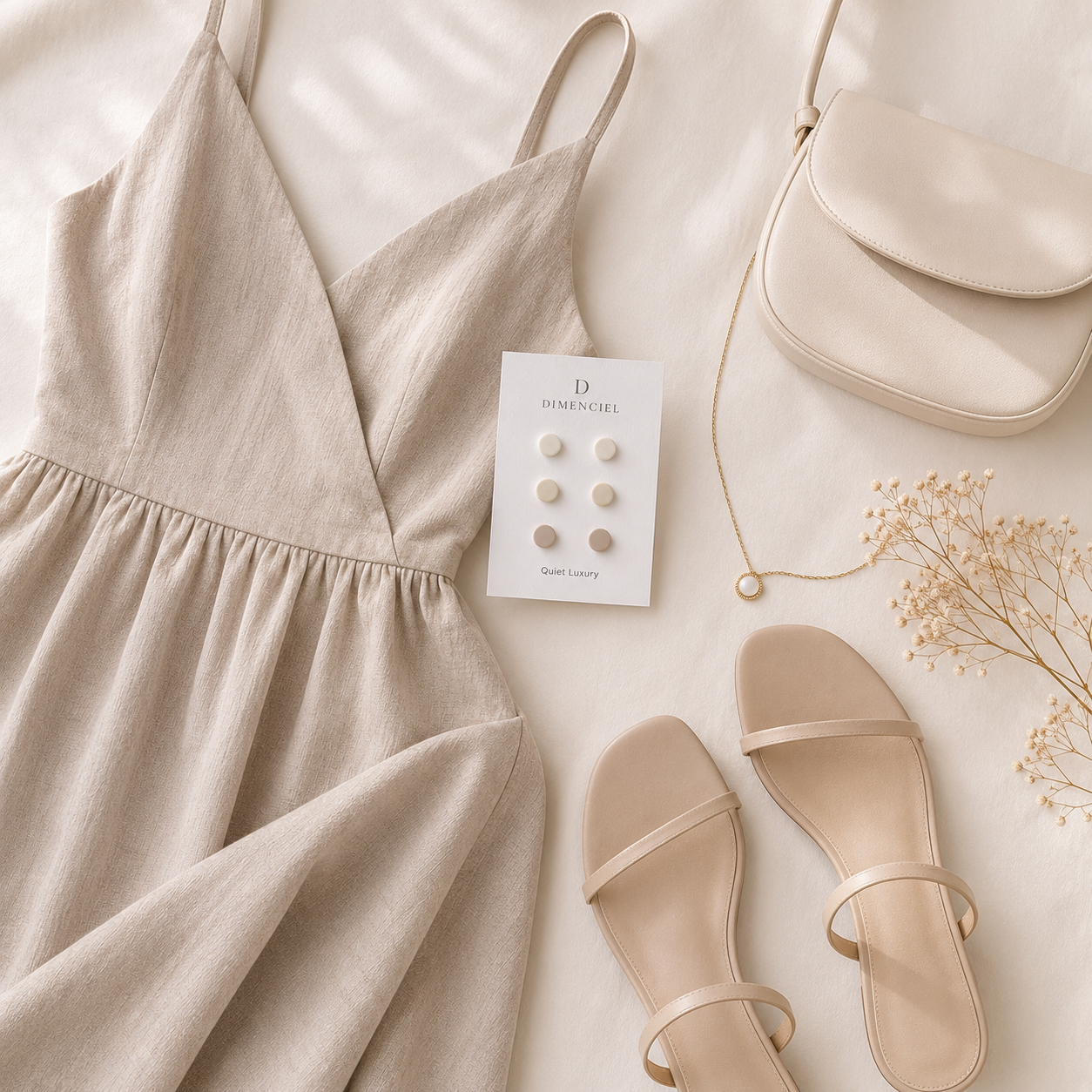 The Micro Orb Trio in Quiet Luxury | Circle Ear Studs Set