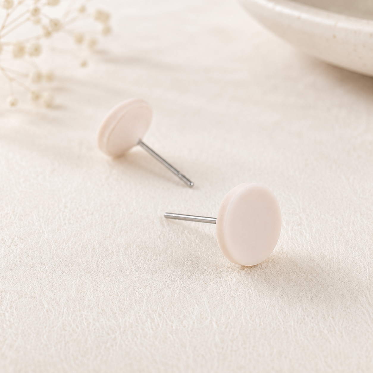 The Micro Orb Trio in Quiet Luxury | Circle Ear Studs Set
