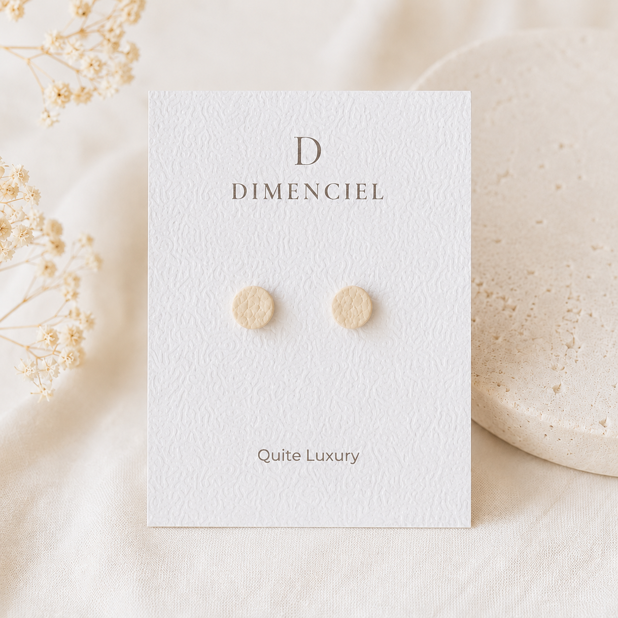 Quiet Luxury Circle Ear Studs Set