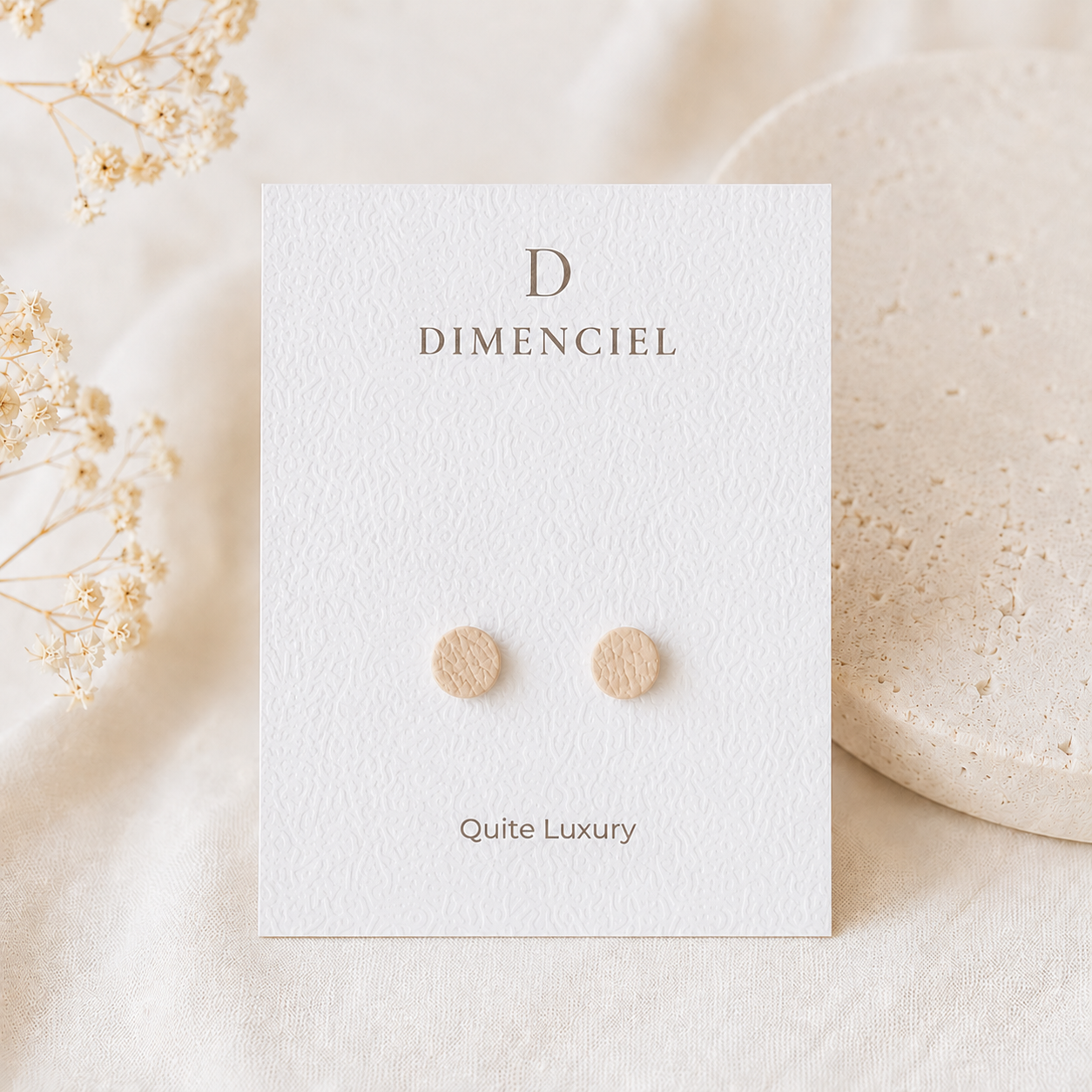 Quiet Luxury Circle Ear Studs Set