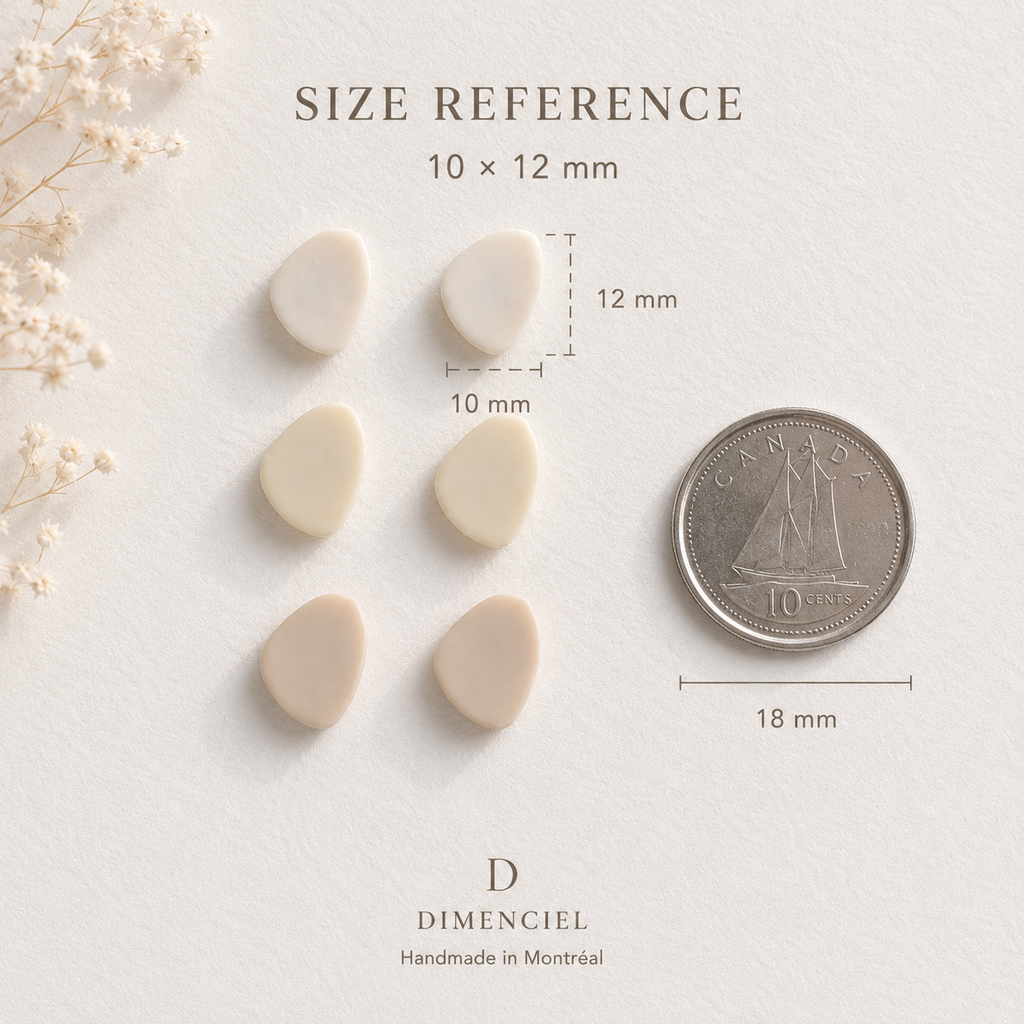 The Pebble & Petal Edit in Quiet Luxury | Bundle — Pebble Studs Set & Petal Drop Earrings