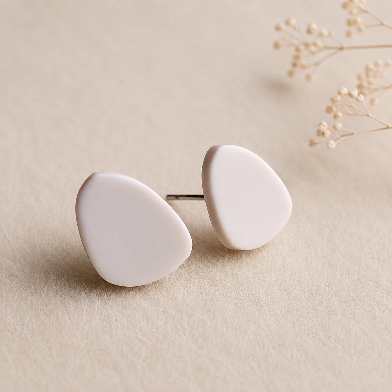The Micro Pebble Trio in Quiet Luxury | Pebble Ear Studs Set