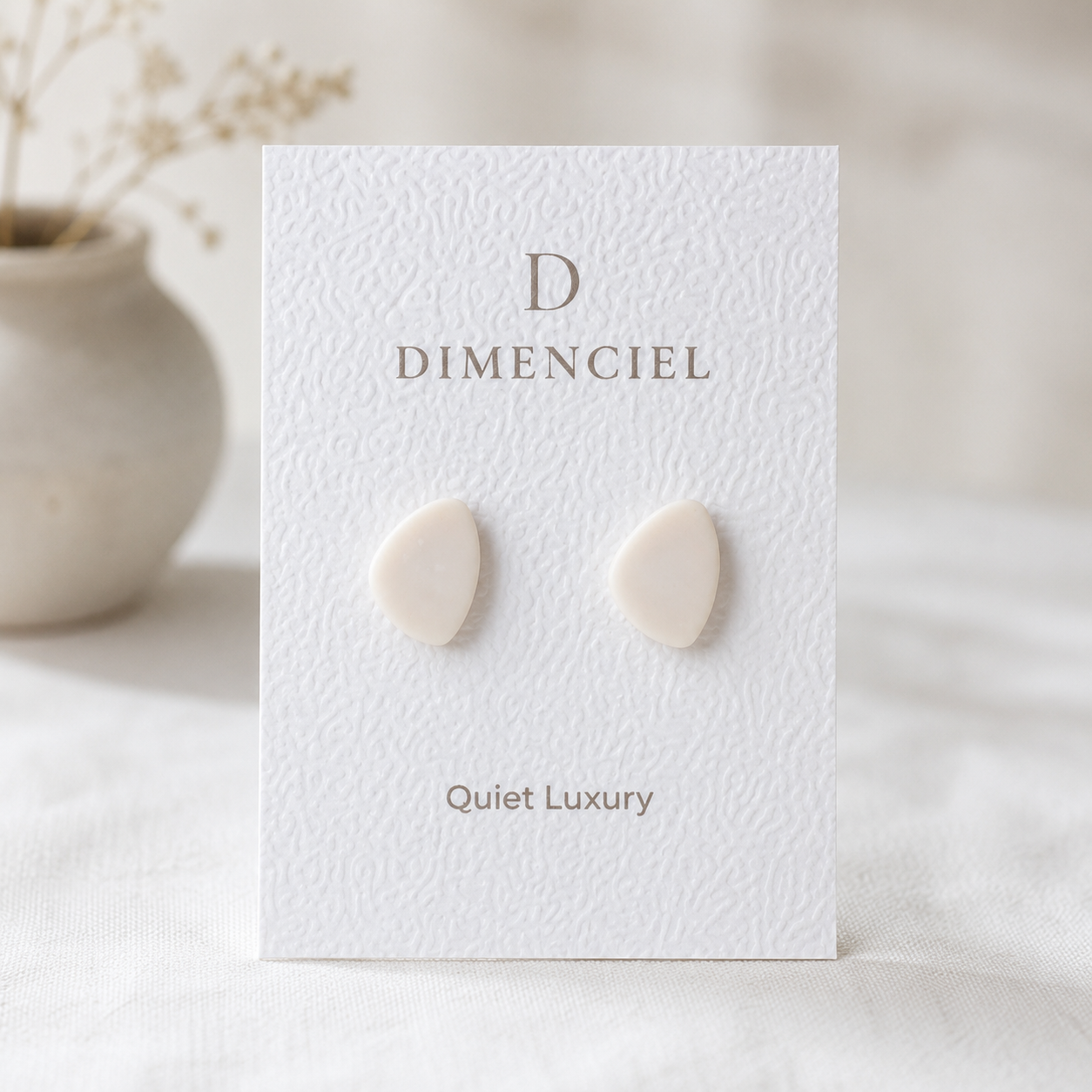 The Micro Pebble Trio in Quiet Luxury | Pebble Ear Studs Set