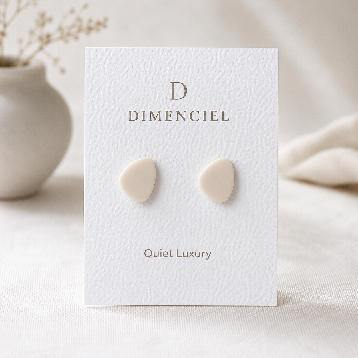 The Micro Pebble Trio in Quiet Luxury | Pebble Ear Studs Set