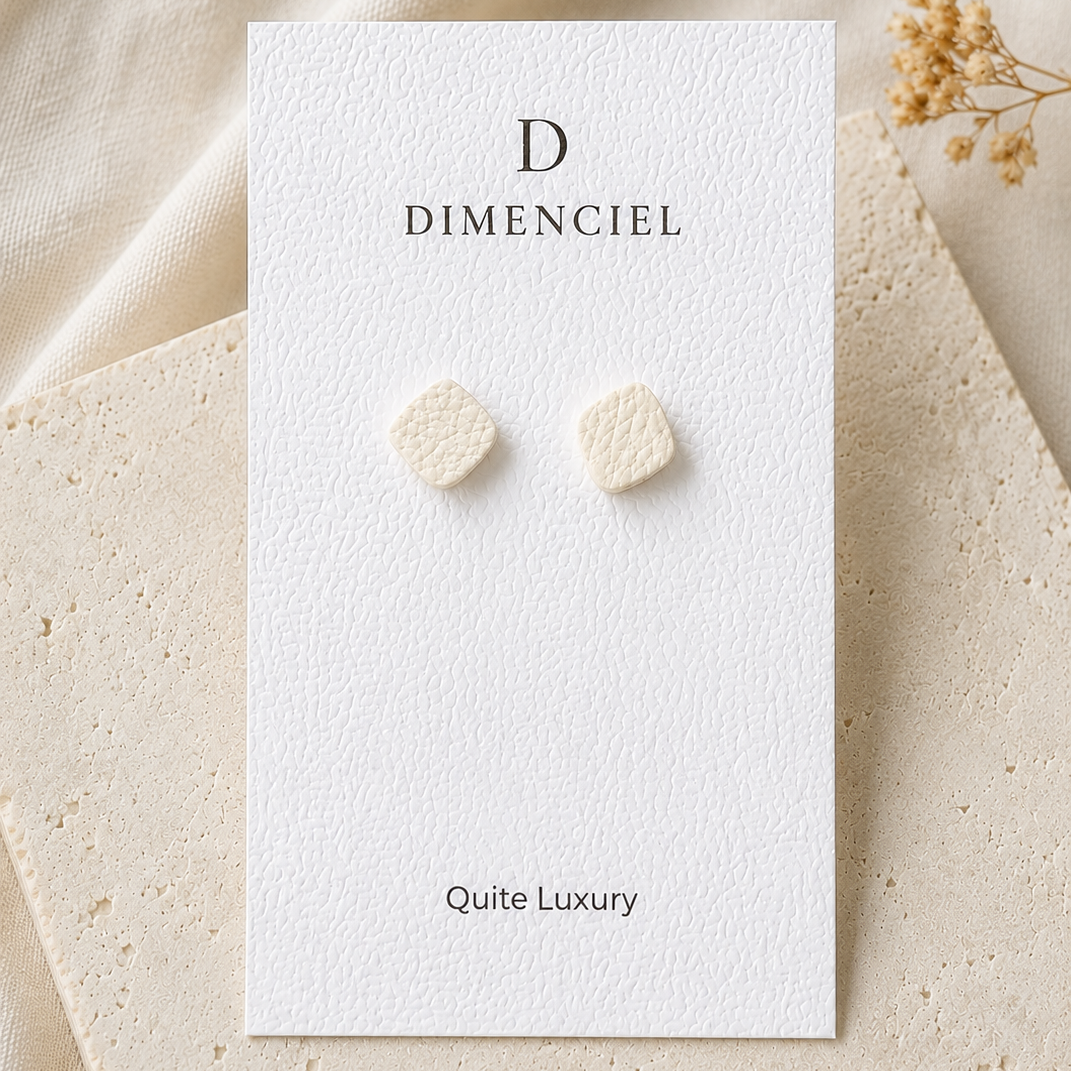 Quiet Luxury Square Ear Studs Set