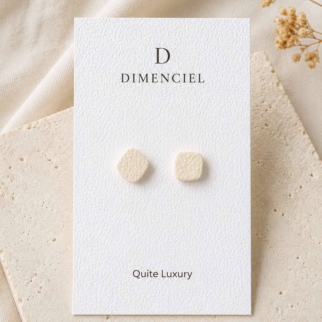 Quiet Luxury Square Ear Studs Set