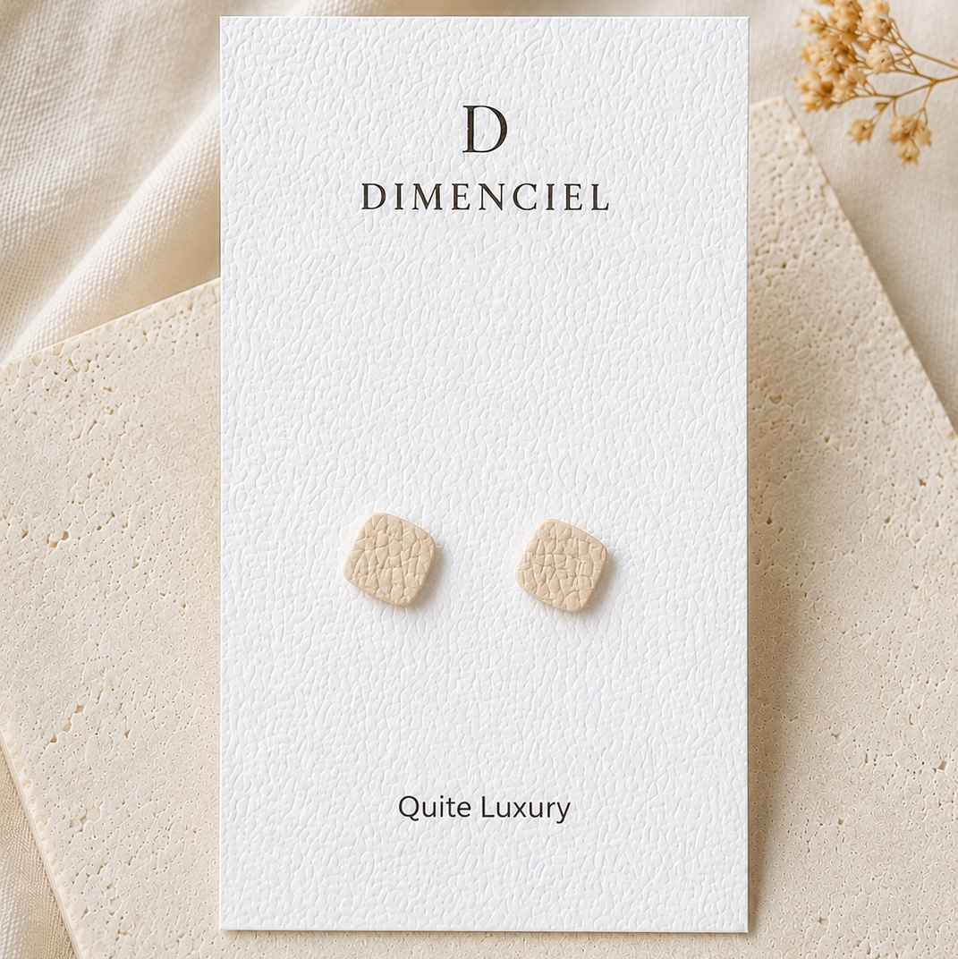 Quiet Luxury Square Ear Studs Set