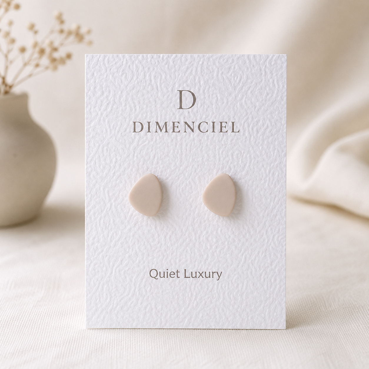 The Micro Pebble Trio in Quiet Luxury | Pebble Ear Studs Set