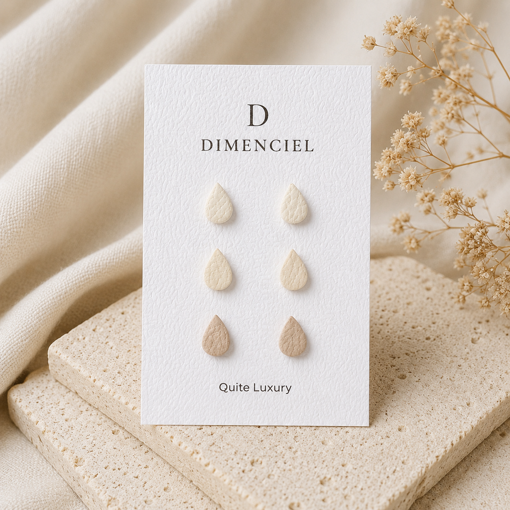 Quiet Luxury Teardrop Ear Studs Set