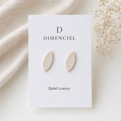 Quiet Luxury Leaf Ear Studs Set