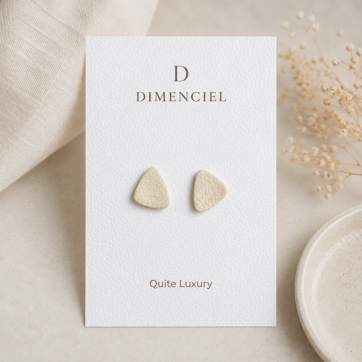 Quiet Luxury Triangle Ear Studs Set