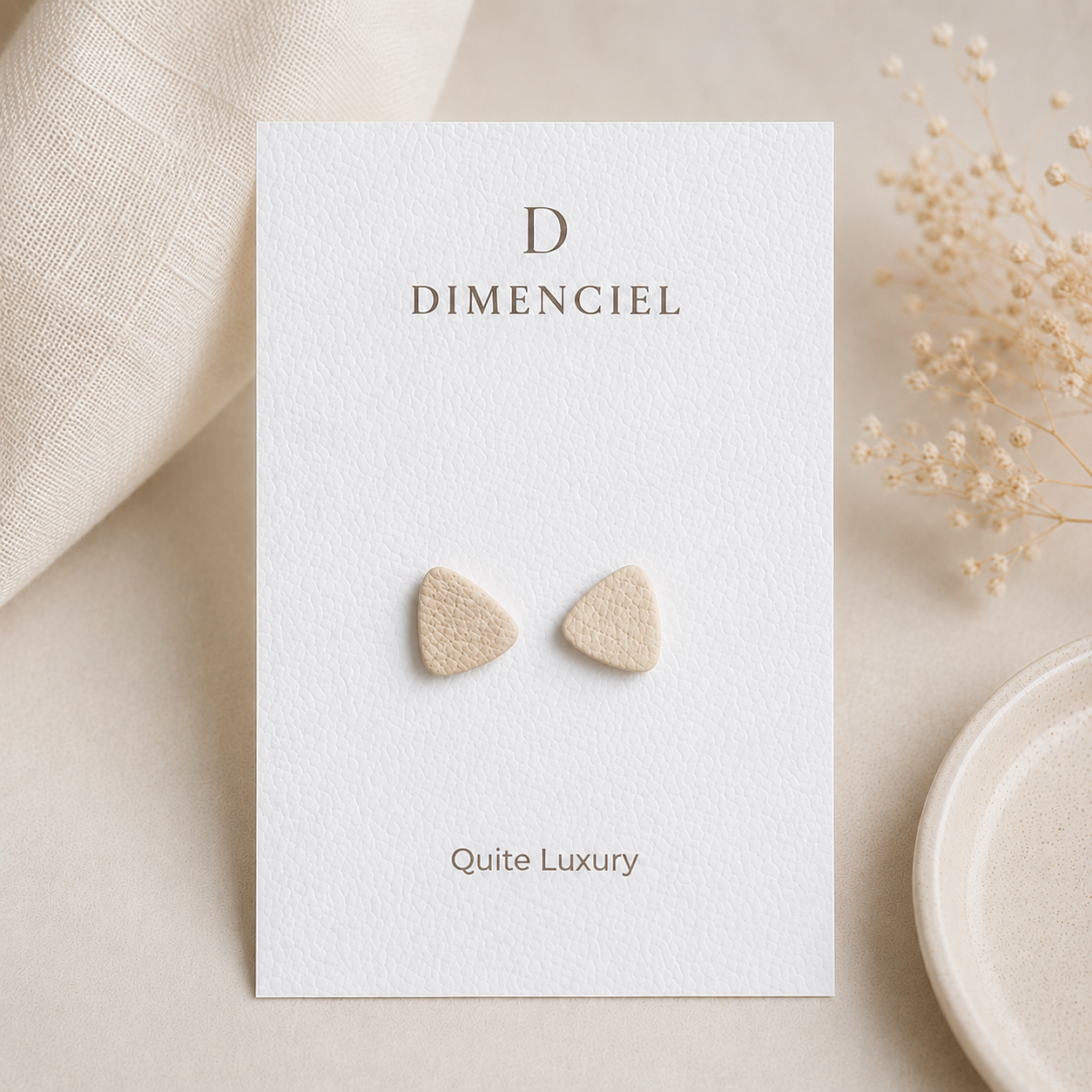 Quiet Luxury Triangle Ear Studs Set