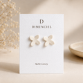 Quiet Luxury Lilac Flower Ear Studs Set