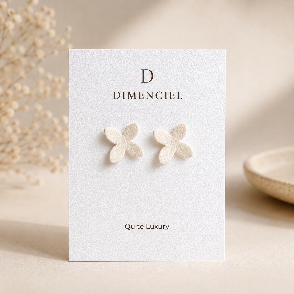Quiet Luxury Lilac Flower Ear Studs Set