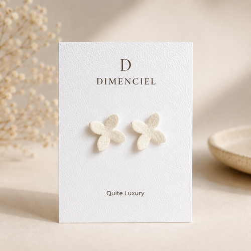 Quiet Luxury Lilac Flower Ear Studs Set