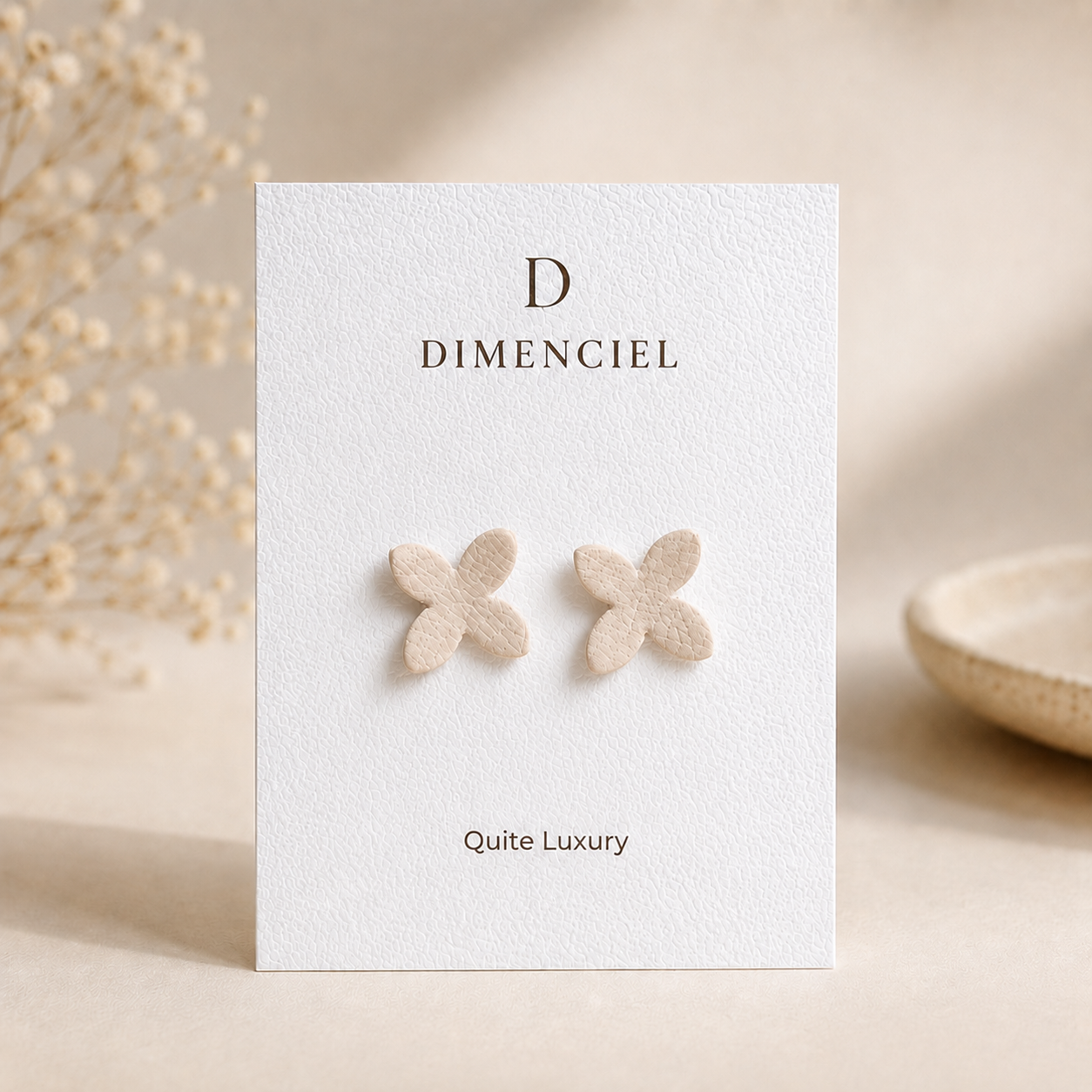 Quiet Luxury Lilac Flower Ear Studs Set