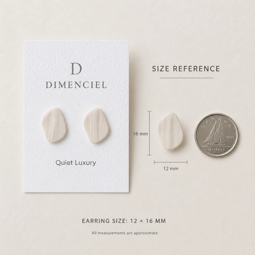 The Textured Pebble Trio | Minimalist Textured Pebble Ear Studs