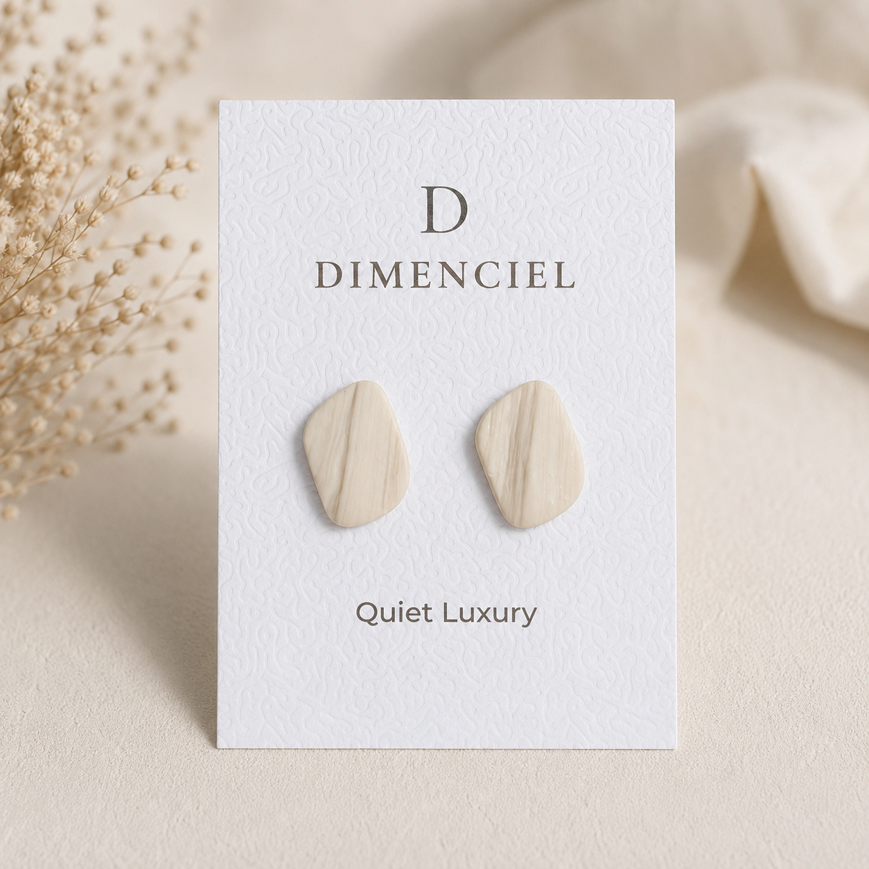 The Organic Pebble in Quiet Luxury | Pebble Ear Studs