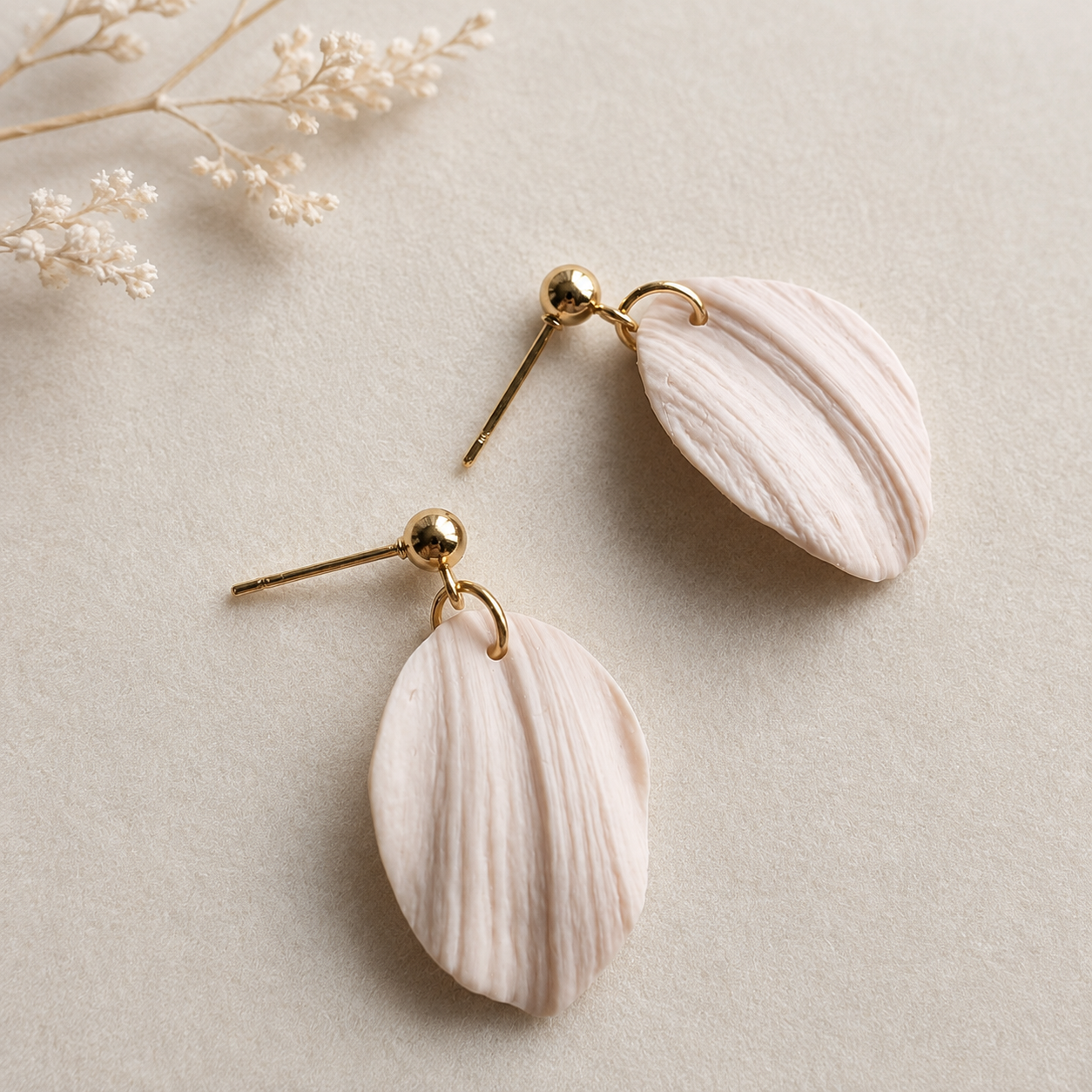 The Callista Drop in Quiet Luxury | Petal Drop Earrings