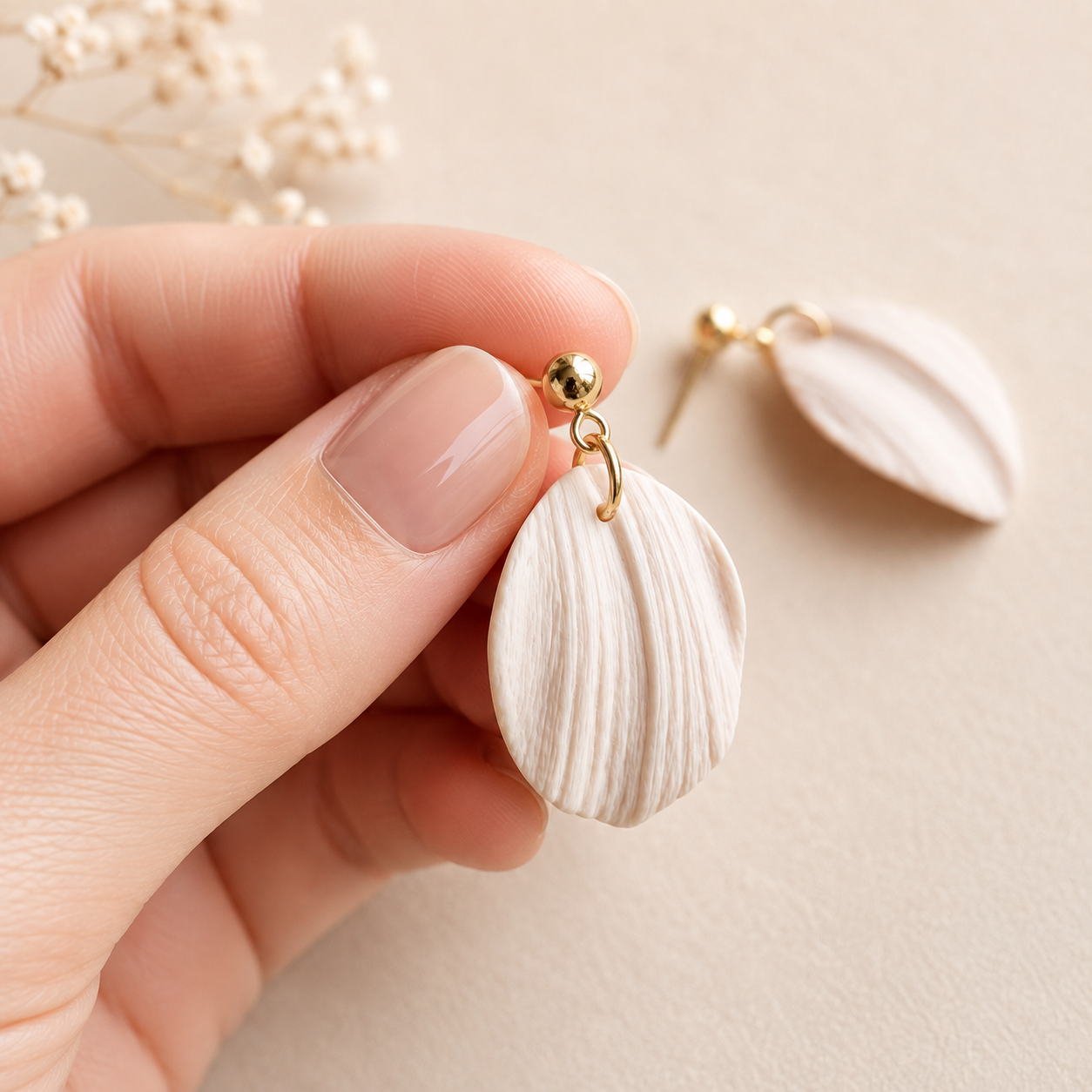 The Callista Drop in Quiet Luxury | Petal Drop Earrings