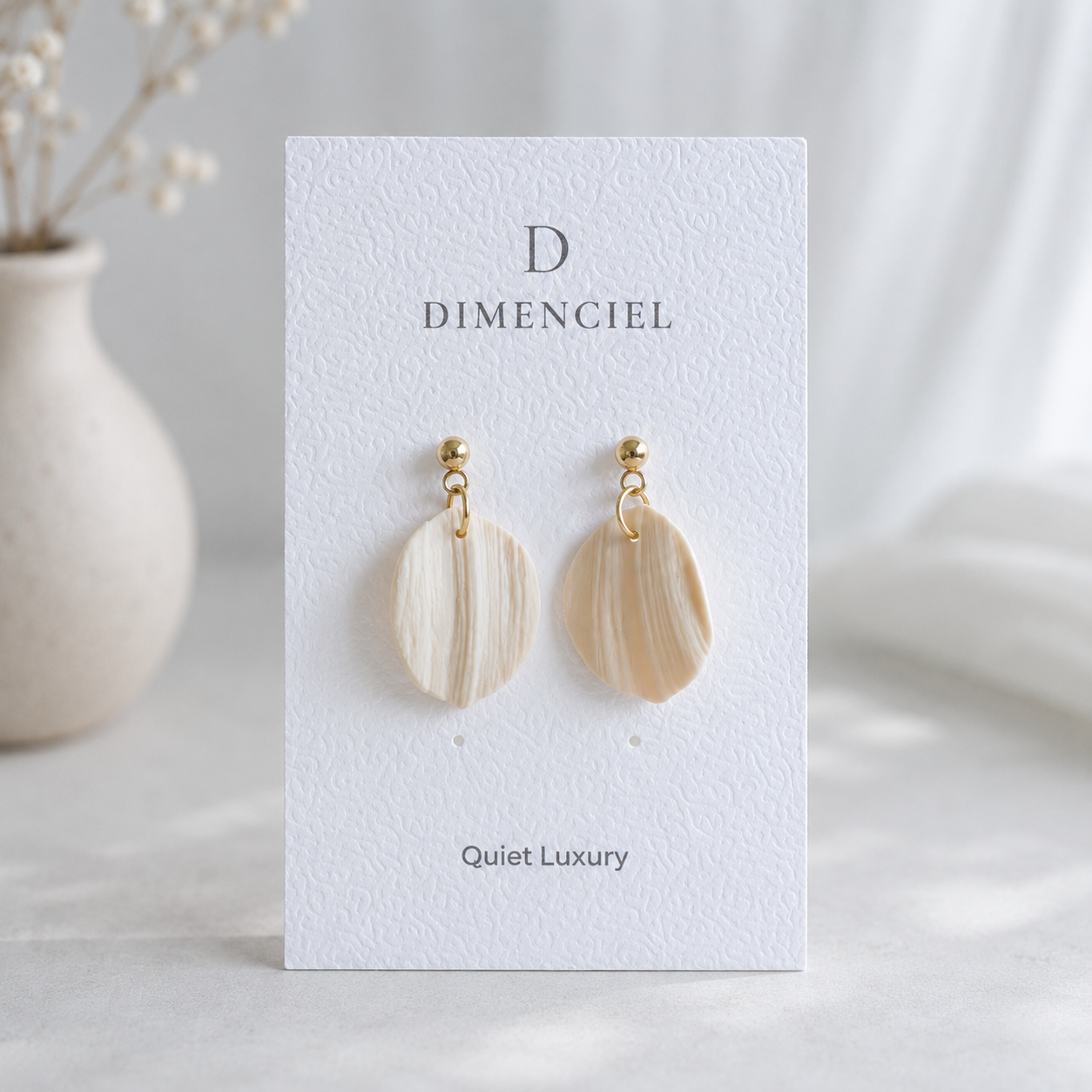 The Callista Drop in Quiet Luxury | Petal Drop Earrings