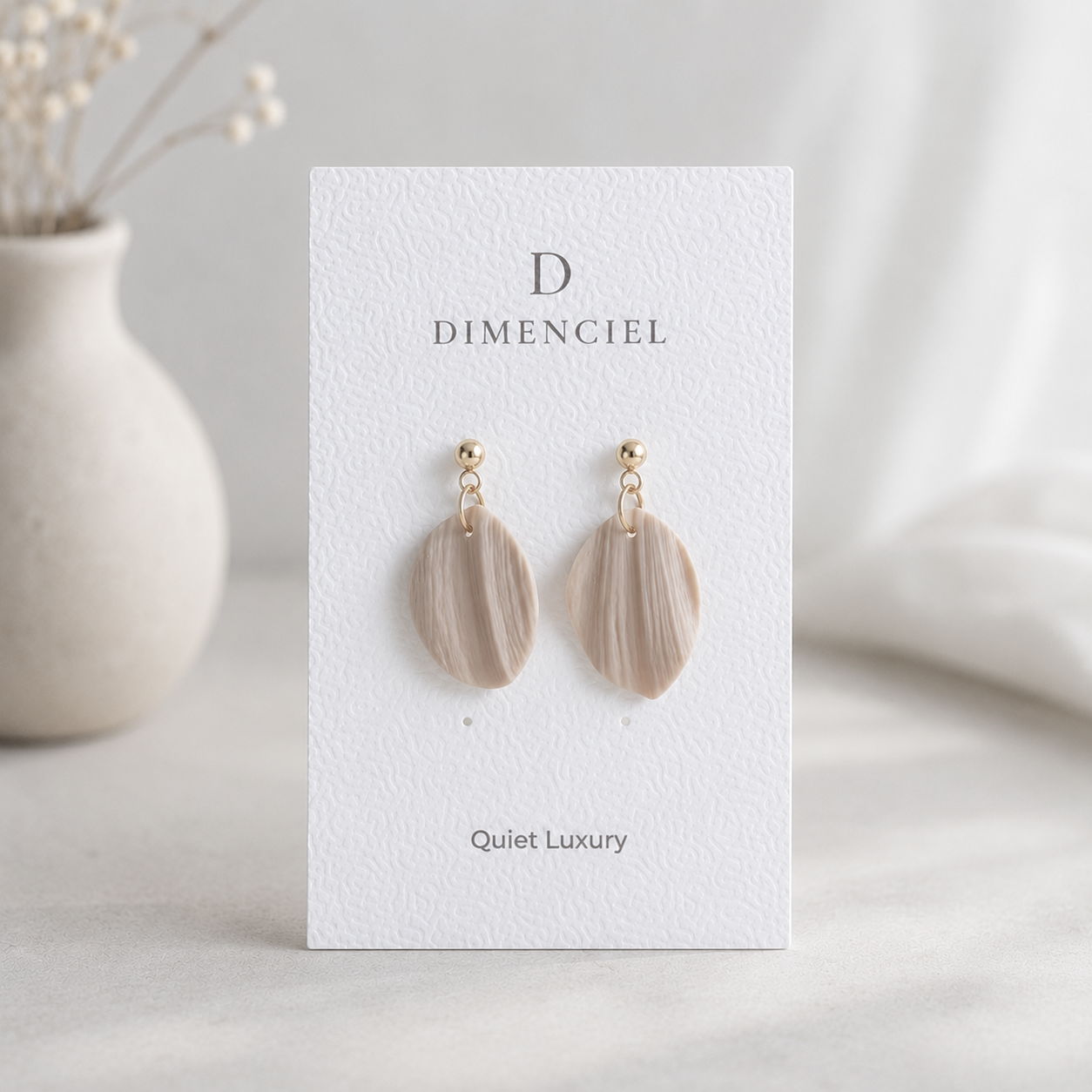 The Callista Drop in Quiet Luxury | Petal Drop Earrings