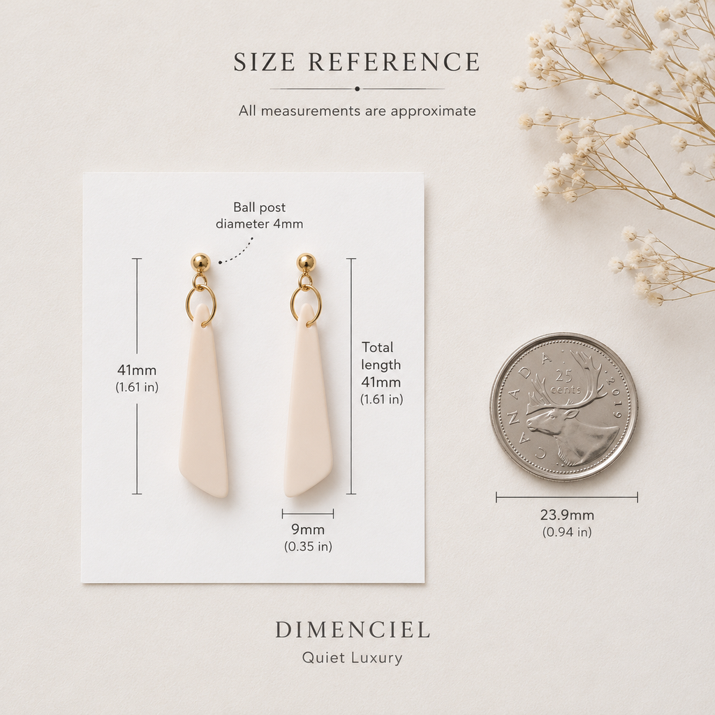 The Orb & Taper Edit in Quiet Luxury | Bundle — Circle Studs Set & Drop Earrings