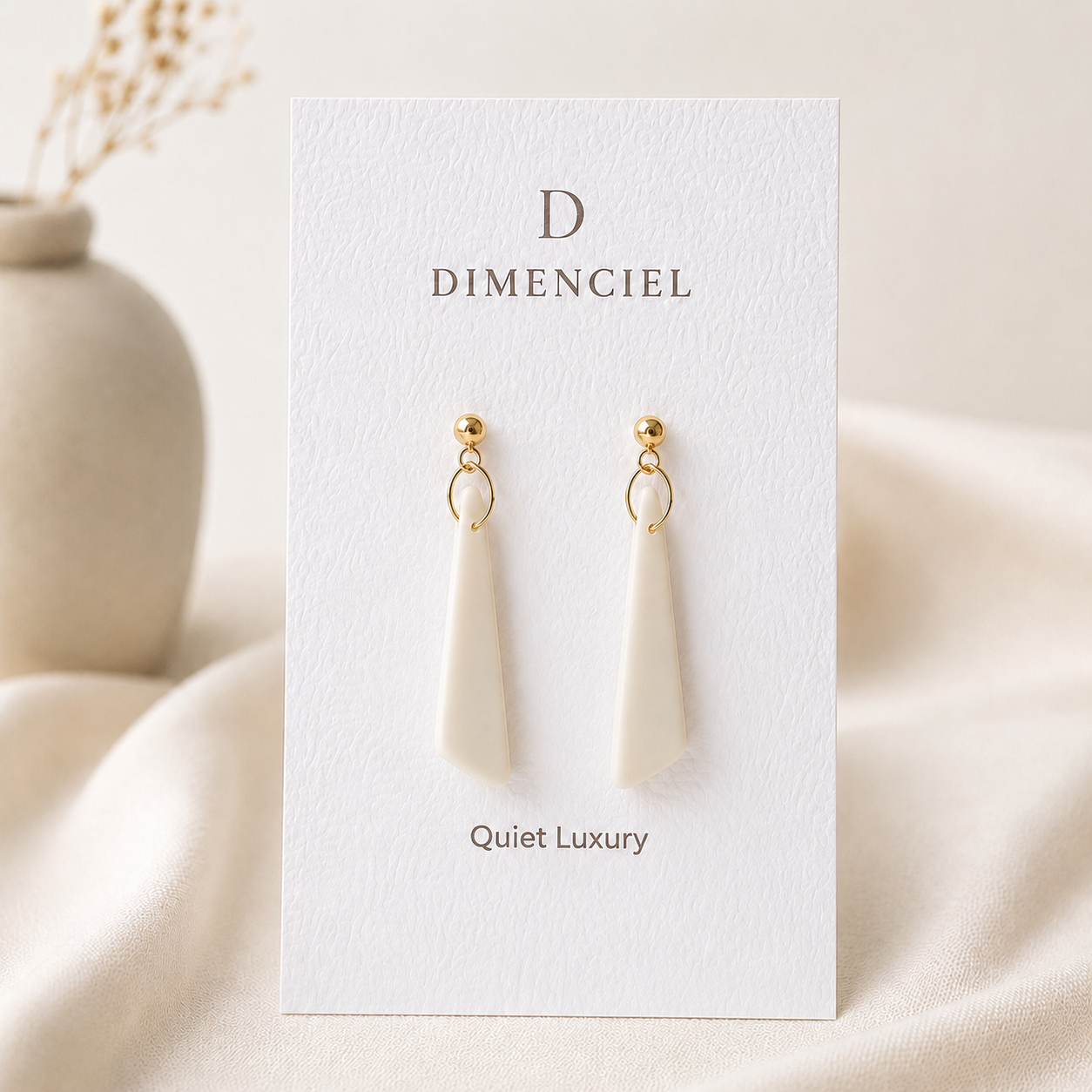 The Tapered Drop in Quiet Luxury | Drop Earrings