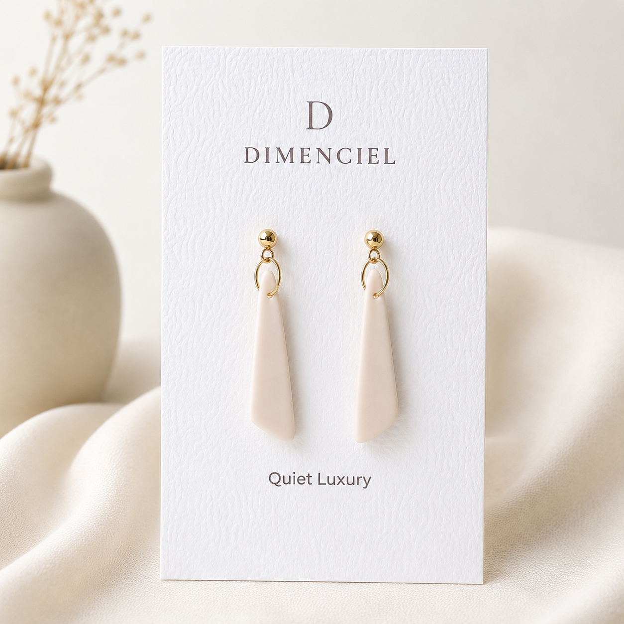 The Tapered Drop in Quiet Luxury | Drop Earrings