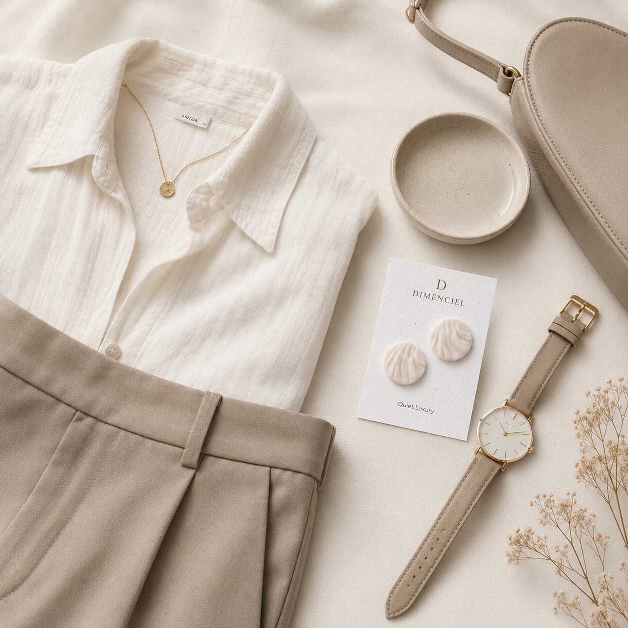 The Swirl Orb in Quiet Luxury | Circle Ear Studs