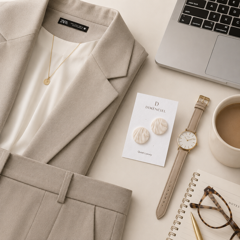 The Swirl Orb in Quiet Luxury | Circle Ear Studs