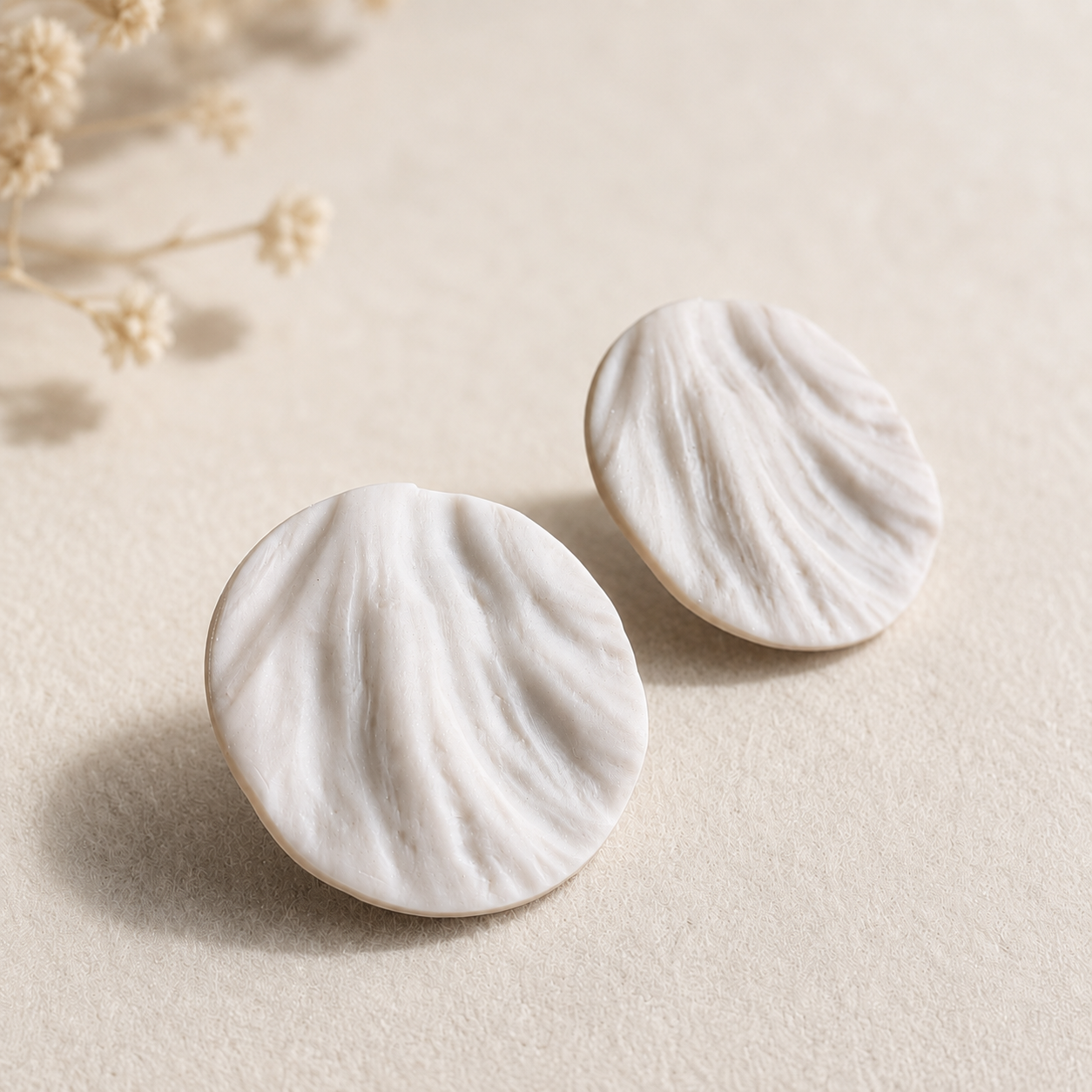 The Swirl Orb in Quiet Luxury | Circle Ear Studs