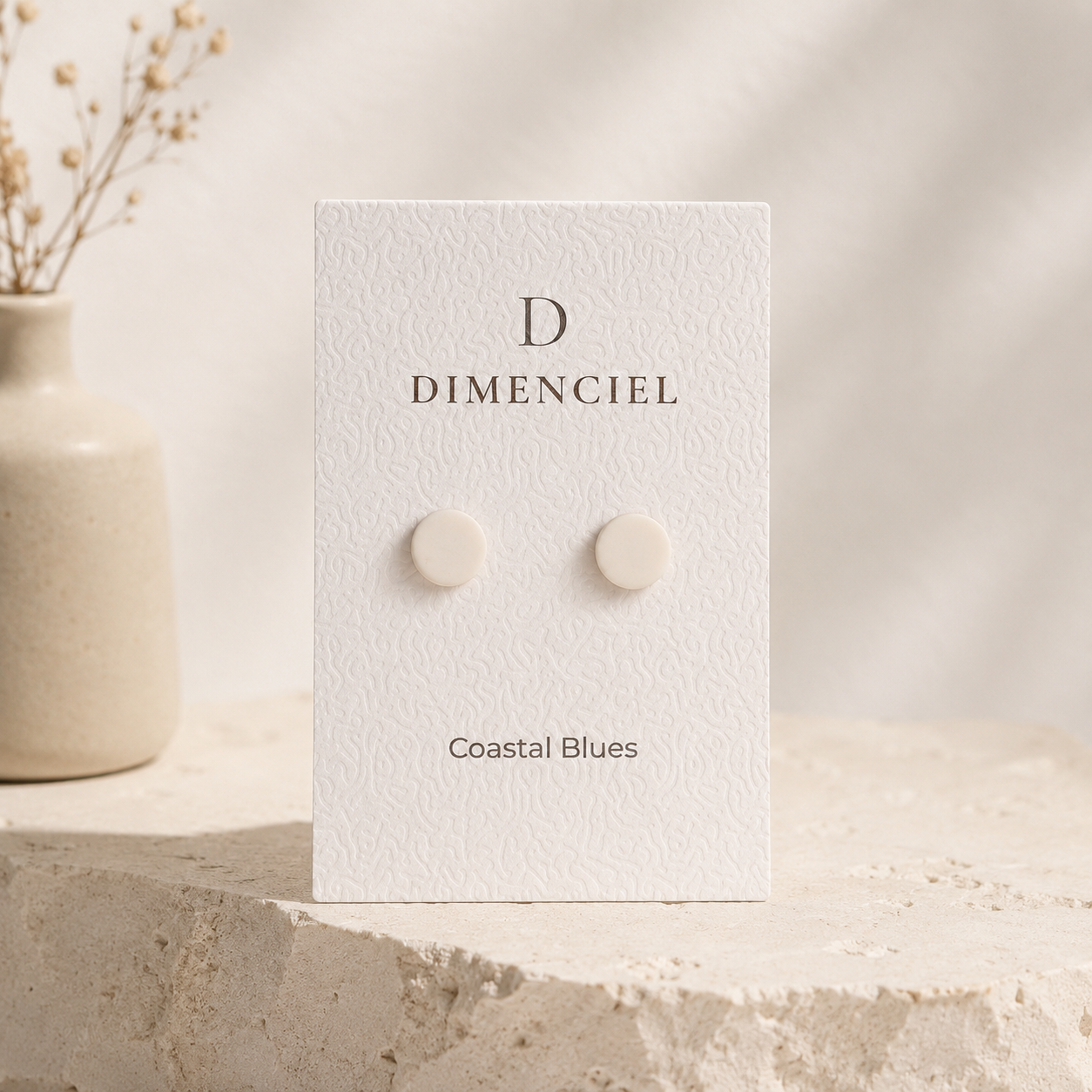 The Micro Orb Trio in Coastal Blues | Circle Studs Set