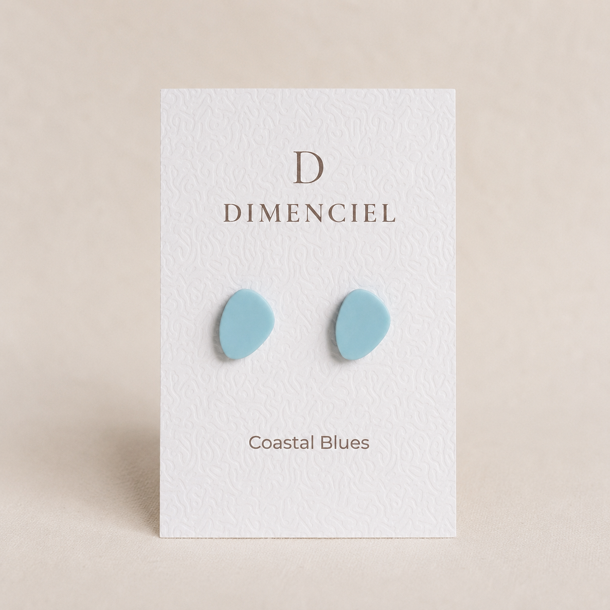 The Micro Pebble Trio in Coastal Blues | Pebble Stud Set