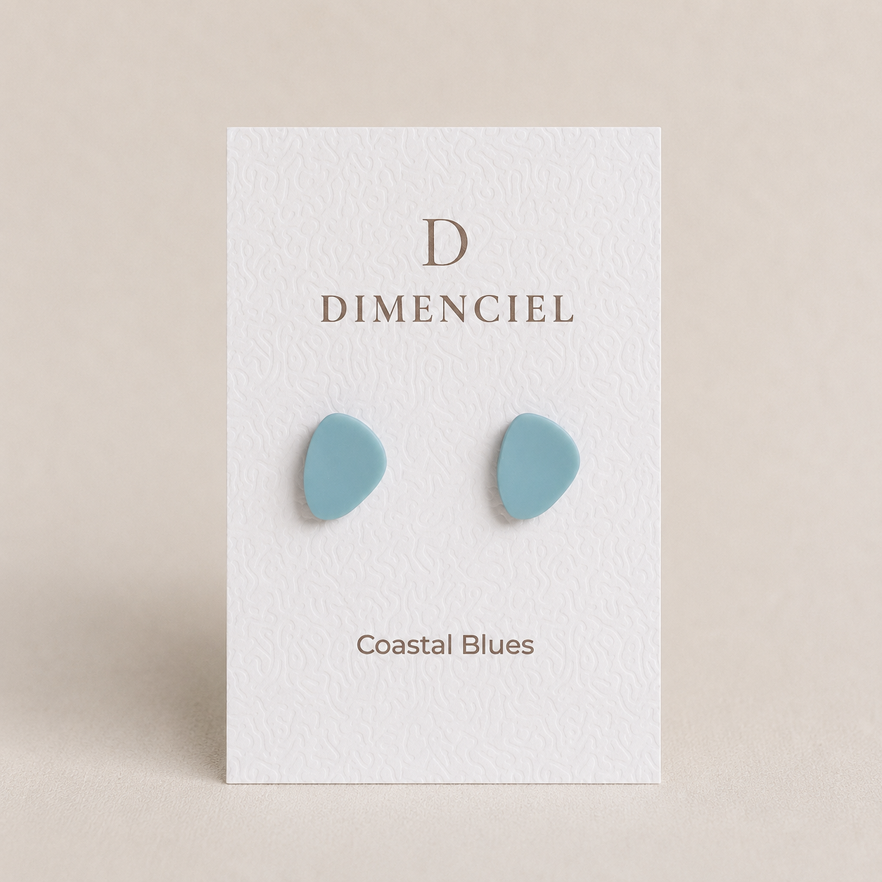 The Micro Pebble Trio in Coastal Blues | Pebble Stud Set