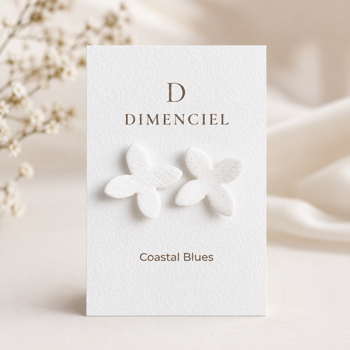 Coastal Blues Lilac Ear Studs Set