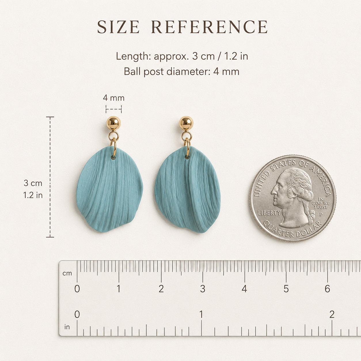 The Callista Drop in Coastal Blues | Petal Drop Earrings
