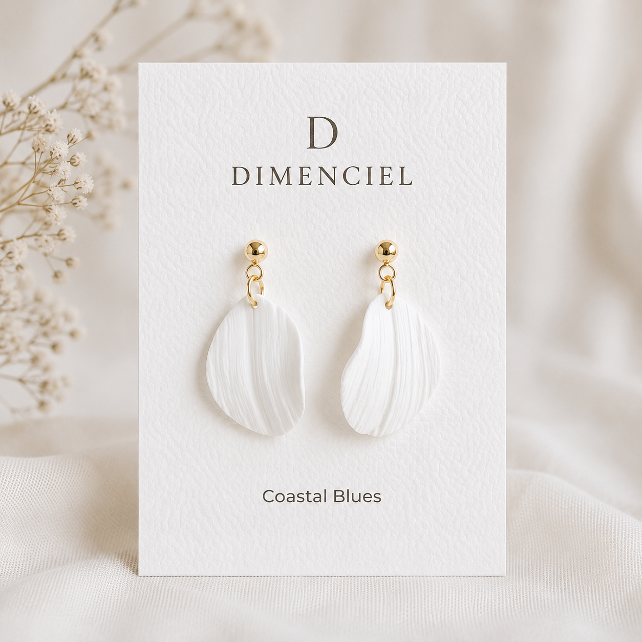 Coastal Blues Petal Drop Earrings