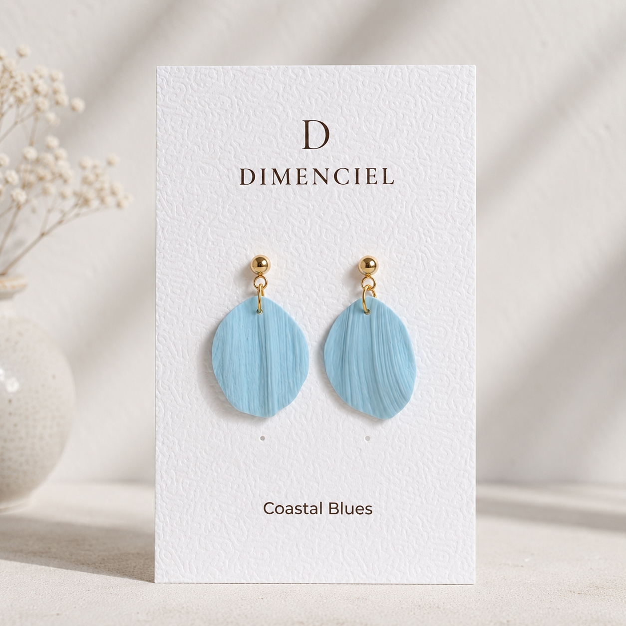 The Callista Drop in Coastal Blues | Petal Drop Earrings