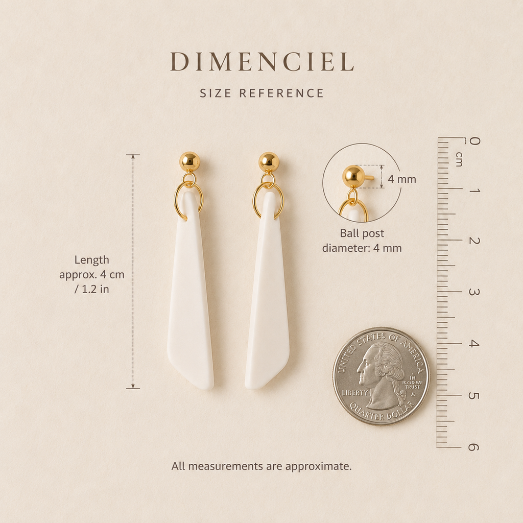 The Tapered Drop in Coastal Blues | Drop Earrings
