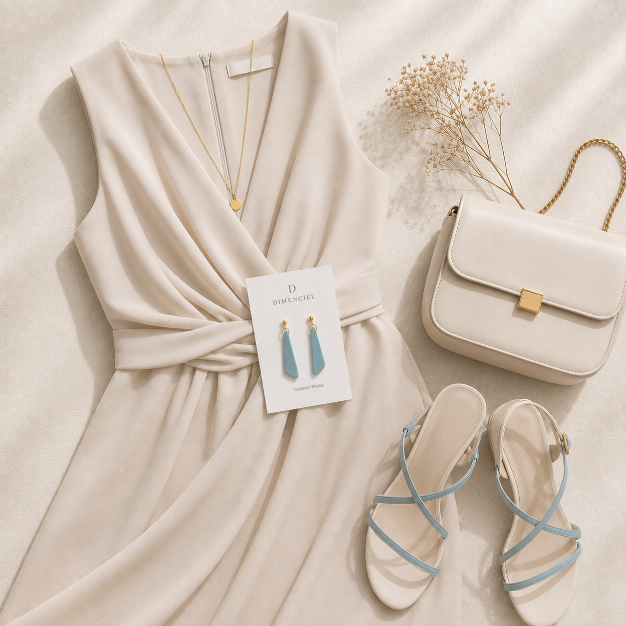 The Tapered Drop in Coastal Blues | Drop Earrings