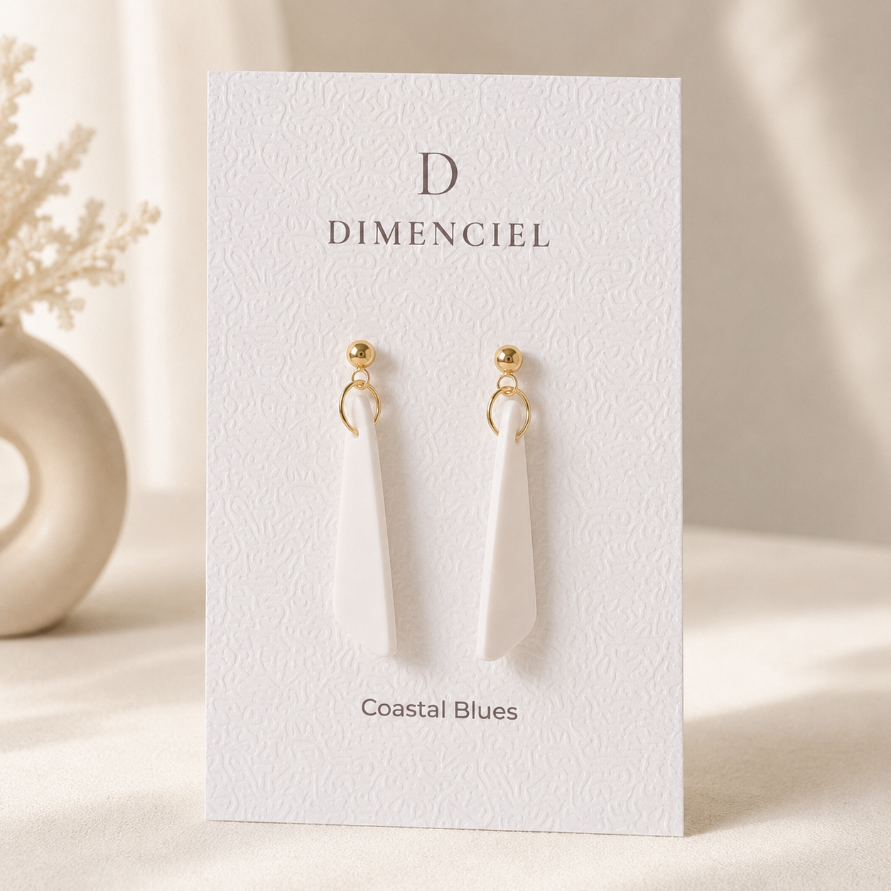The Tapered Drop in Coastal Blues | Drop Earrings