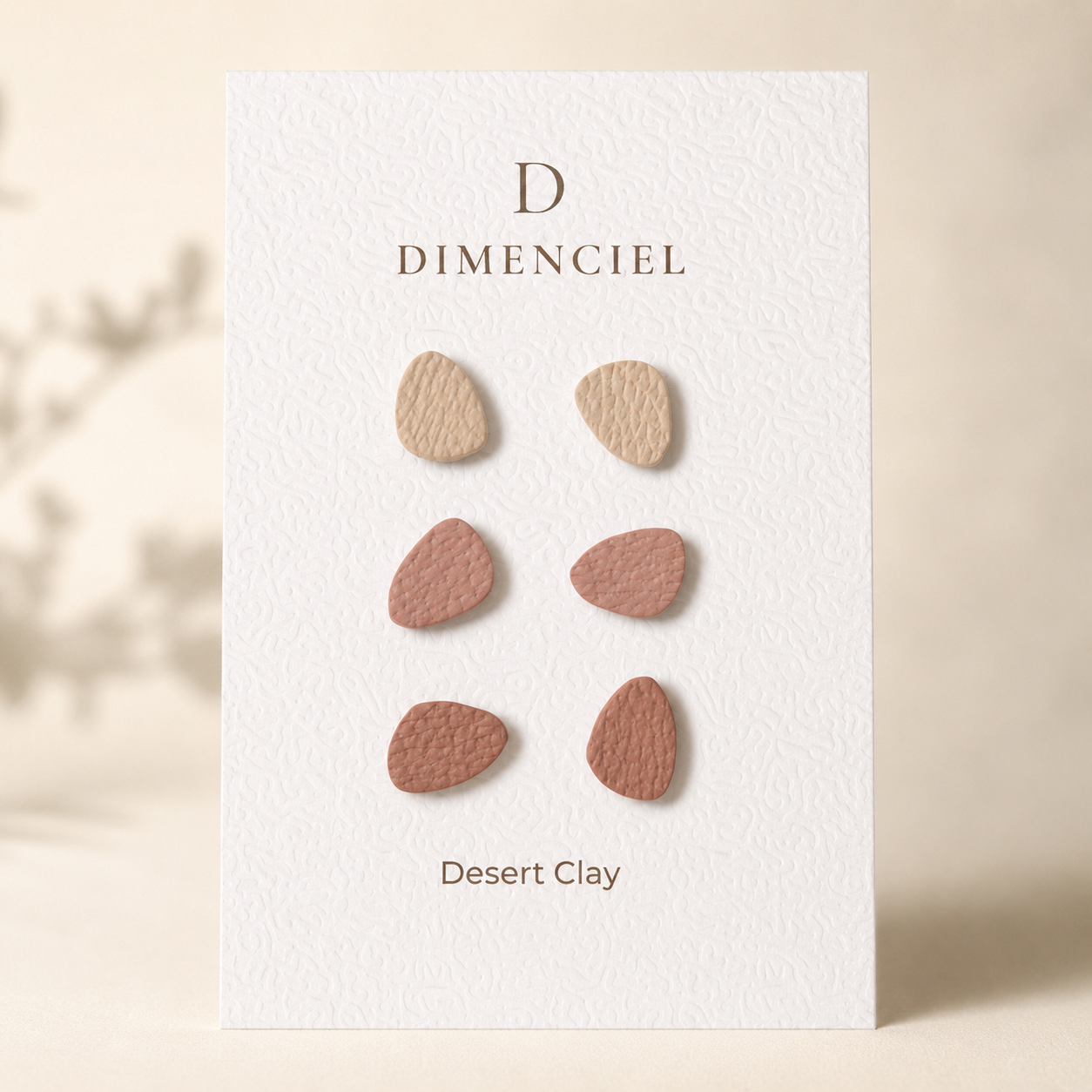 Desert Clay Pebble Stud Set