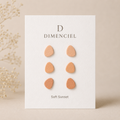 Soft Sunset Pebble Stud Set