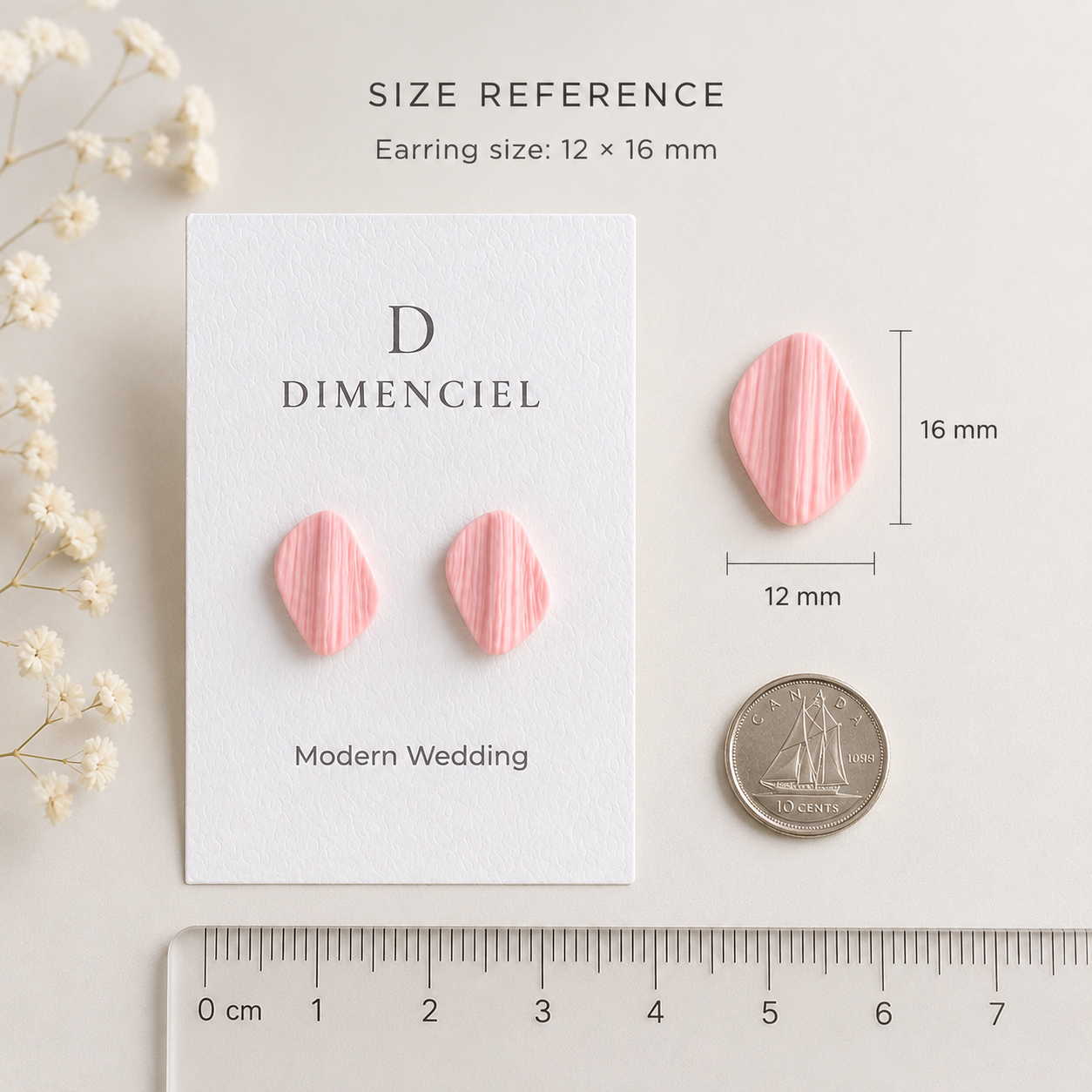 The Organic Pebble in Modern Wedding | Pebble Ear Studs
