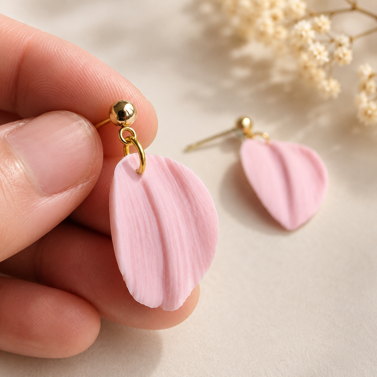 The Callista Drop in Modern Wedding | Petal Drop Earrings