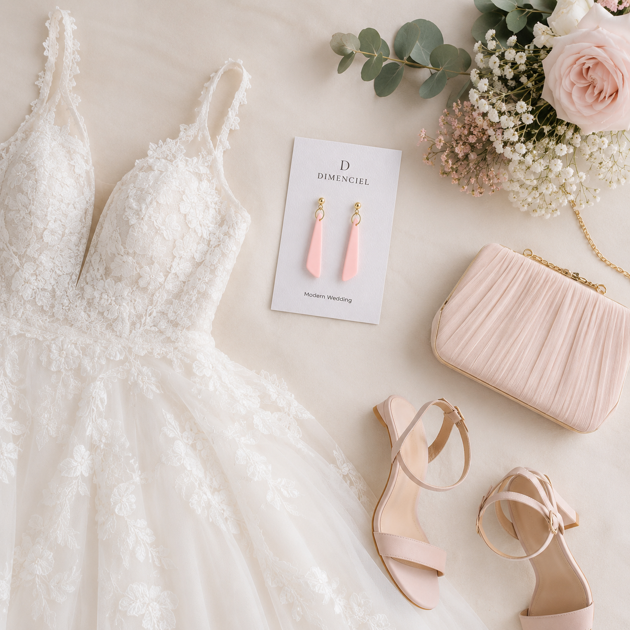 The Tapered Drop in Modern Wedding | Drop Earrings