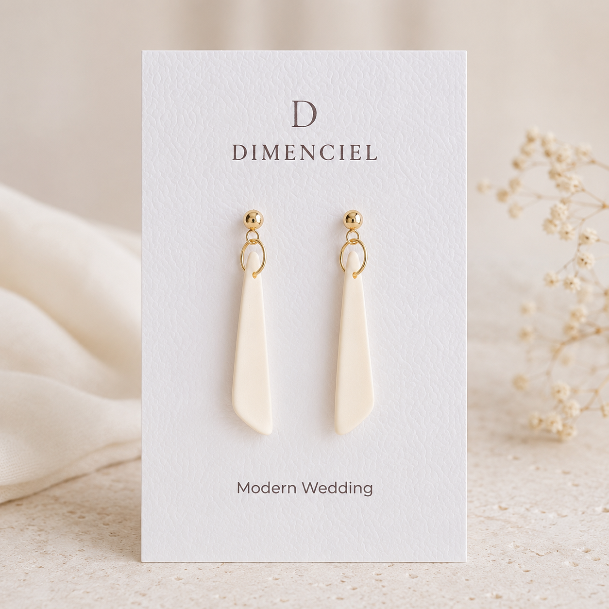 The Tapered Drop in Modern Wedding | Drop Earrings